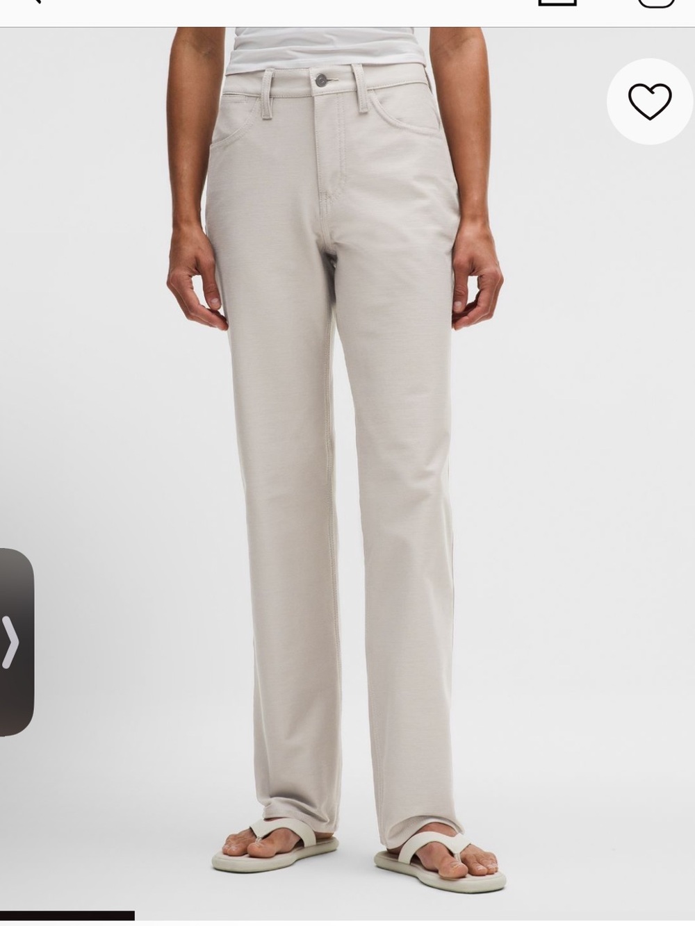 lululemon Women's EasyFive mid rise Straight-Leg Pants size 27